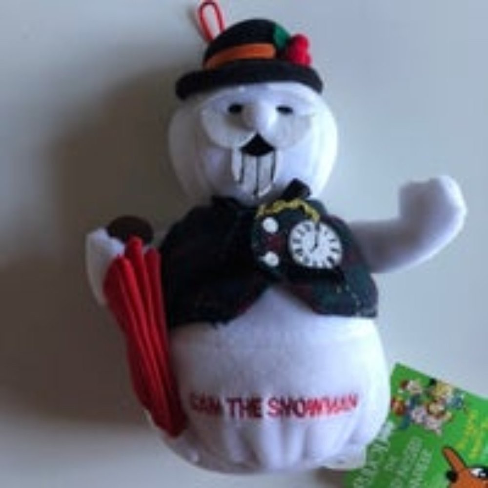 Plush Sam the Snowman -- Limited Edition